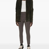 Green jacket, full body view