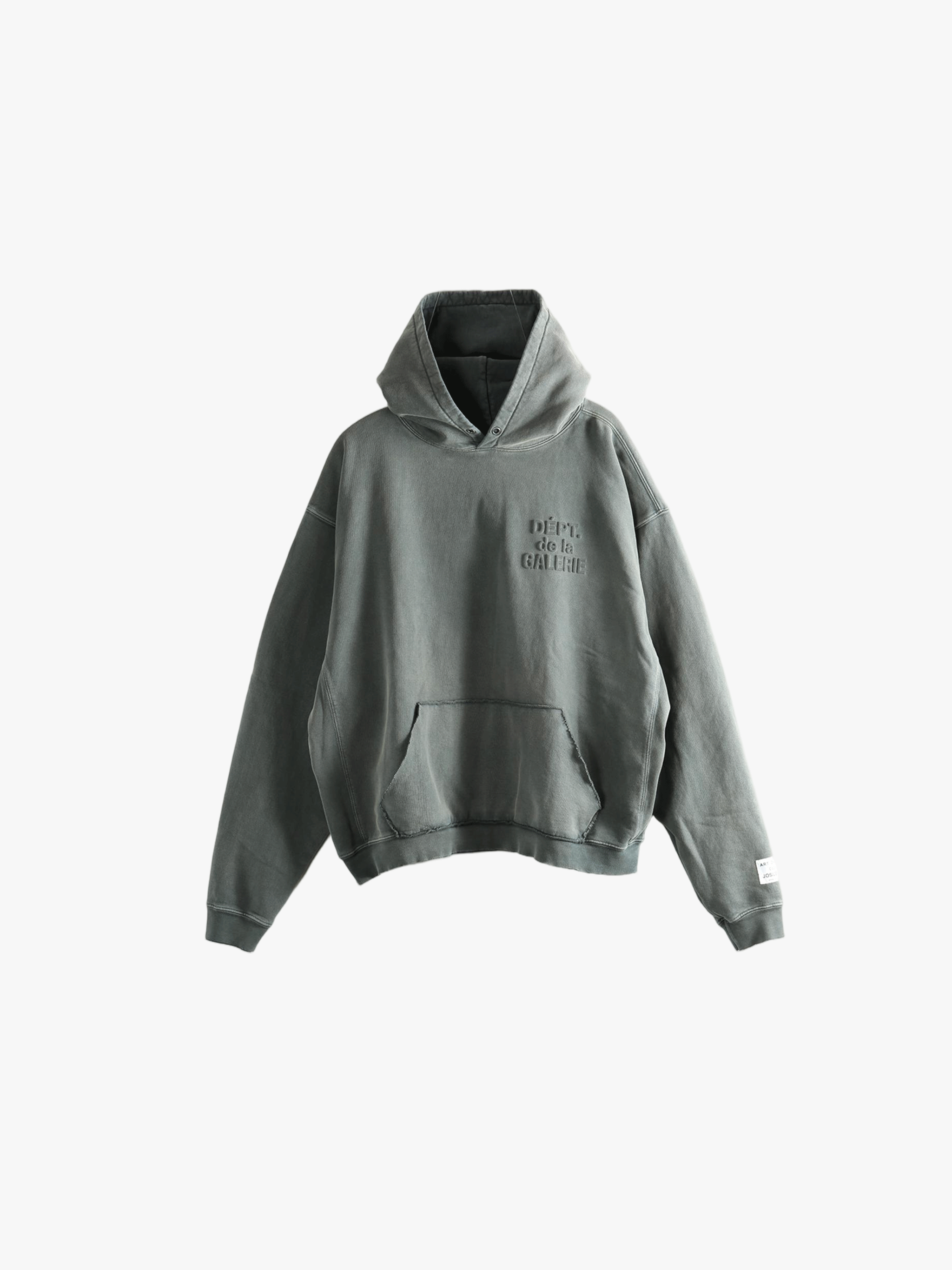 Grey hoodie, front view