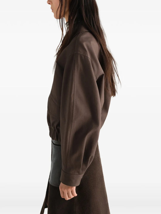 Brown jacket, front view