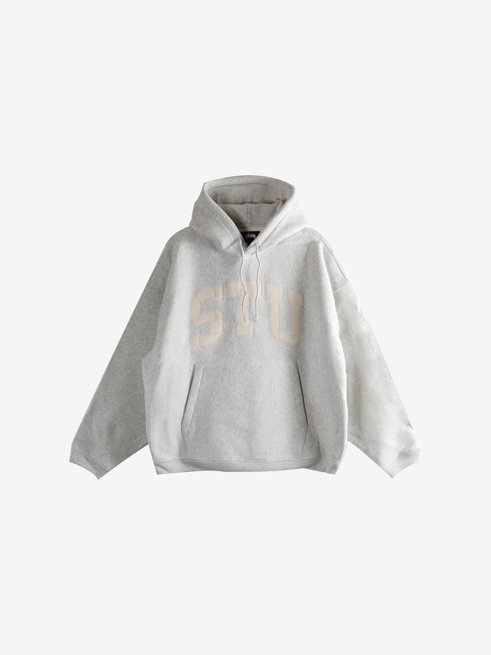 Grey hoodie, front view