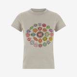 White t-shirt, front view