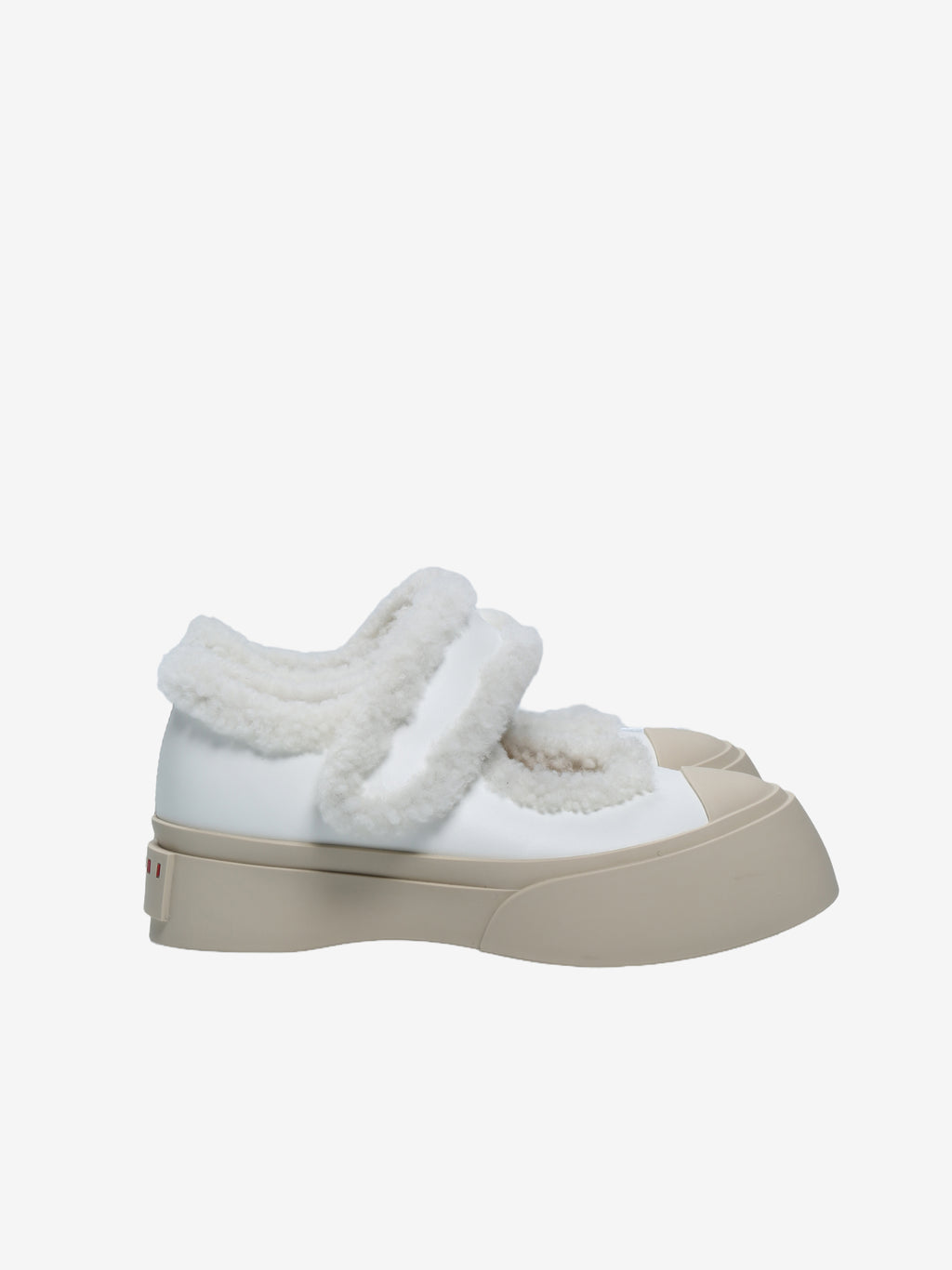 MARNI - Women Nappa Leather Mary Jane Sneakers