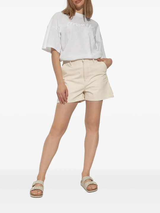 White sandals, full body view