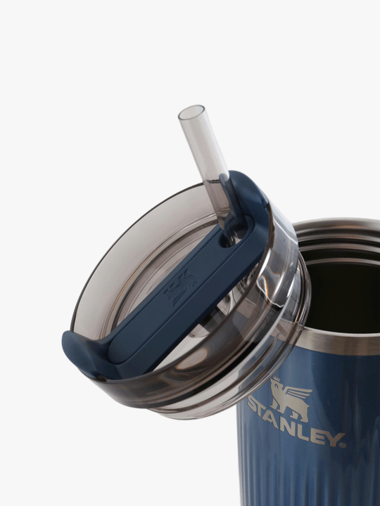 Blue product, front view
