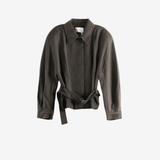 AMOMENTO - Women Belted Jacket