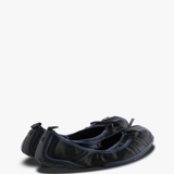 Black flats, front view