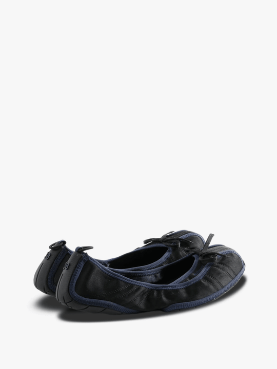 Black flats, front view