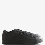 Black sneaker, front view