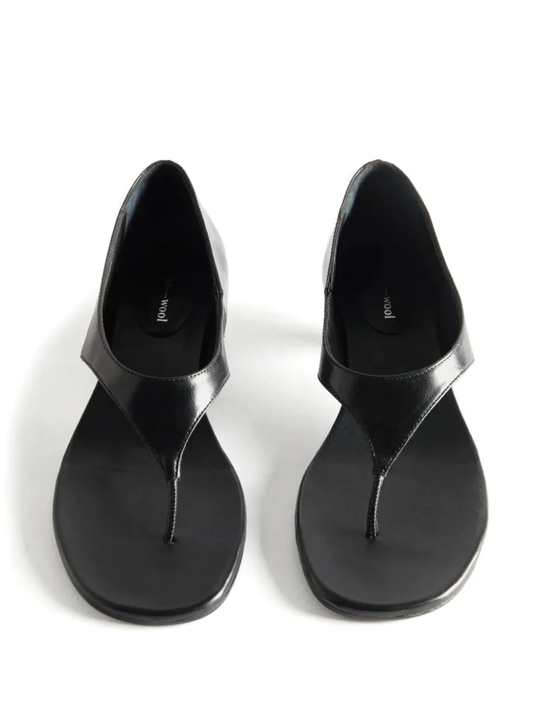 Black shoes, front view