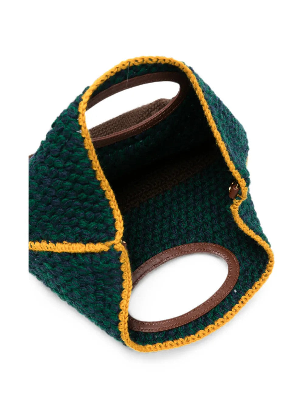 Green bag, front view
