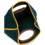 Green bag, front view