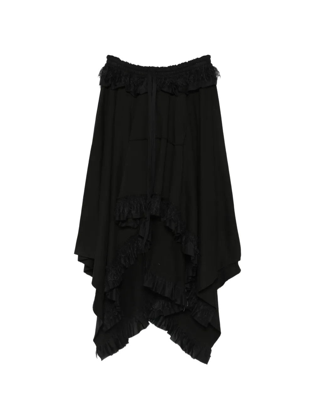 Black skirt, front view
