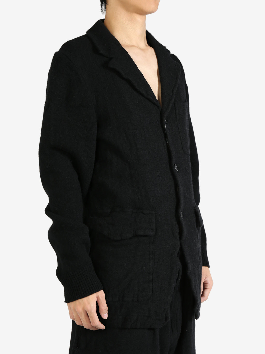 COMME DES GARCONS SHIRT - Men Wool Blend Serge Jacket