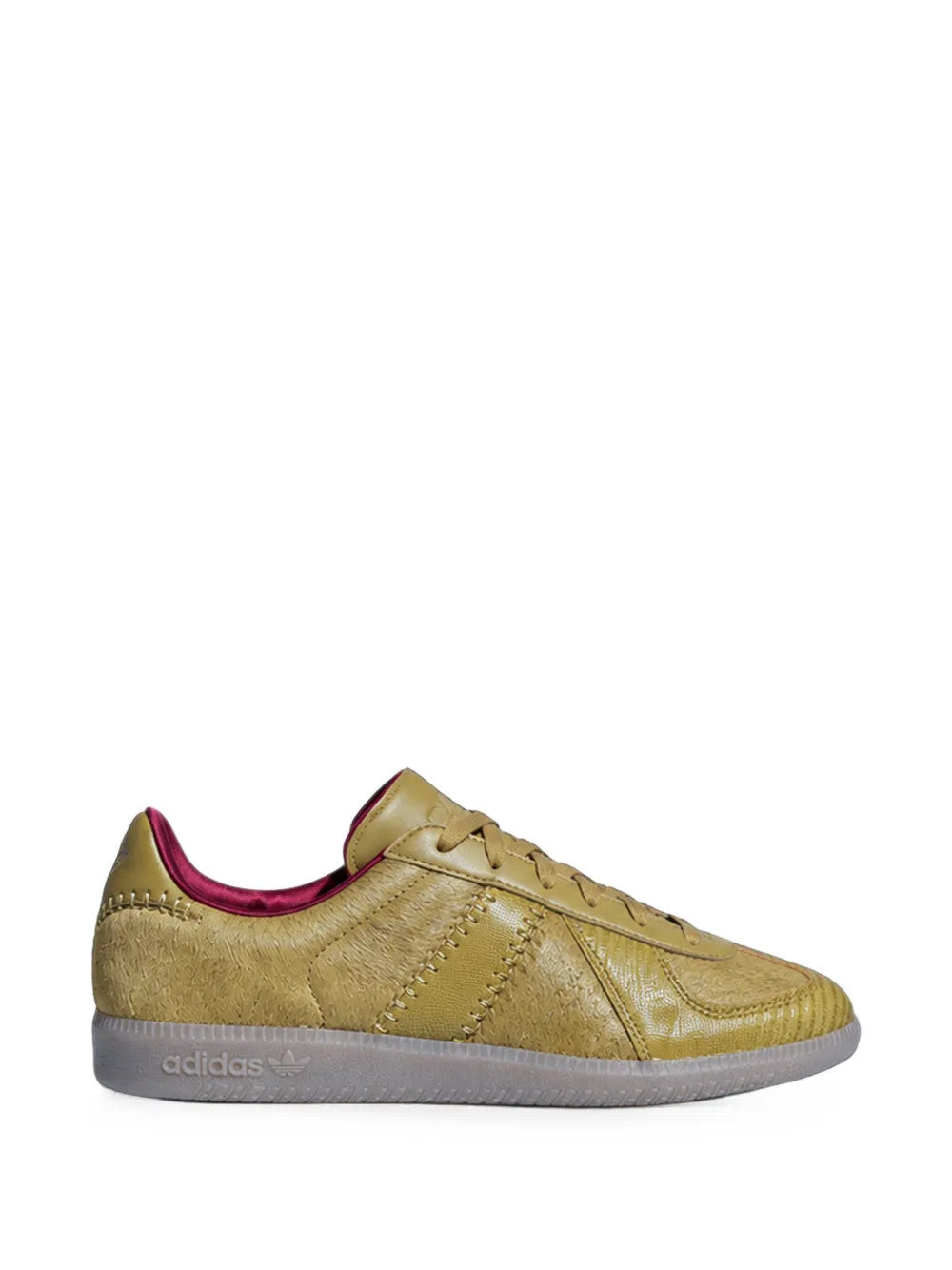 Tan shoes, front view
