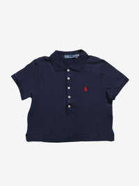 Navy t-shirt, front view