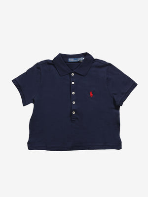 Navy t-shirt, front view