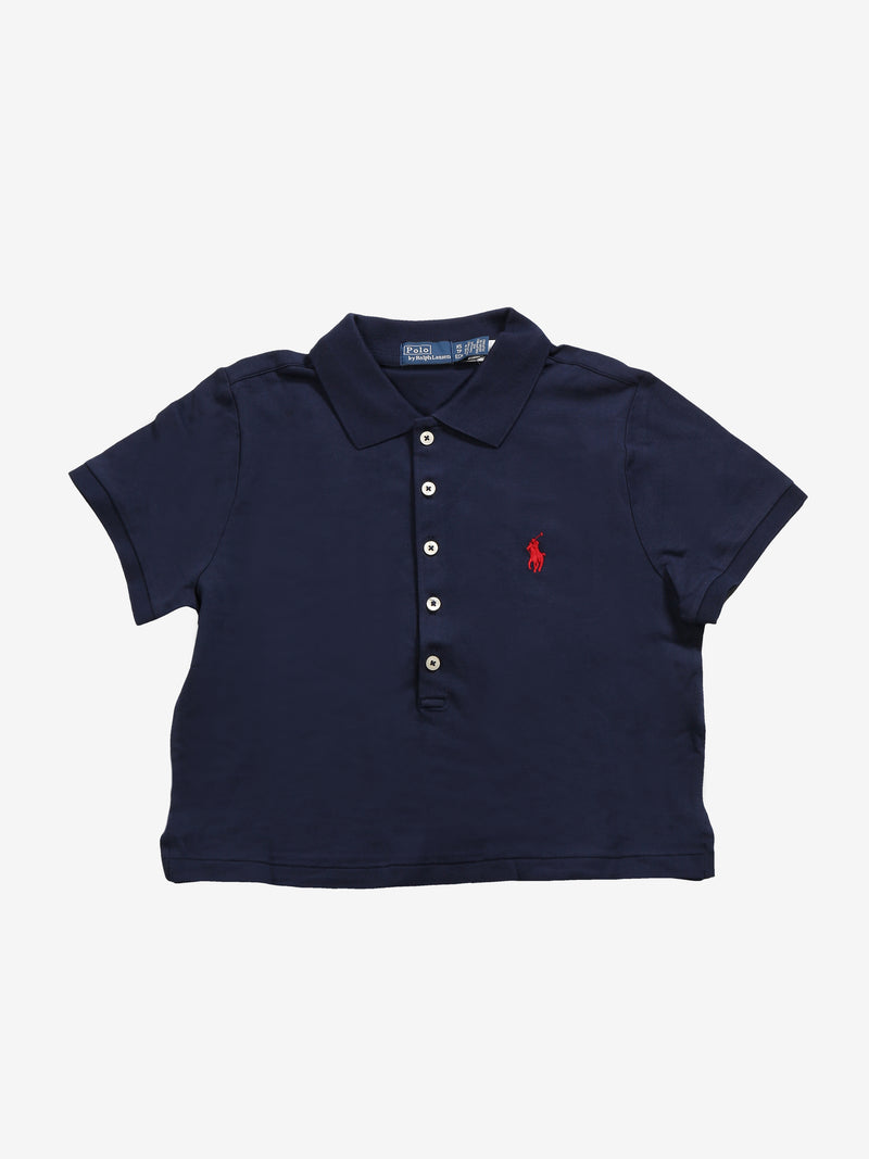 Navy t-shirt, front view