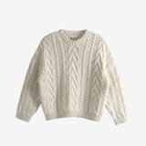 Beige sweater,front view