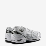 White running shoes, back view