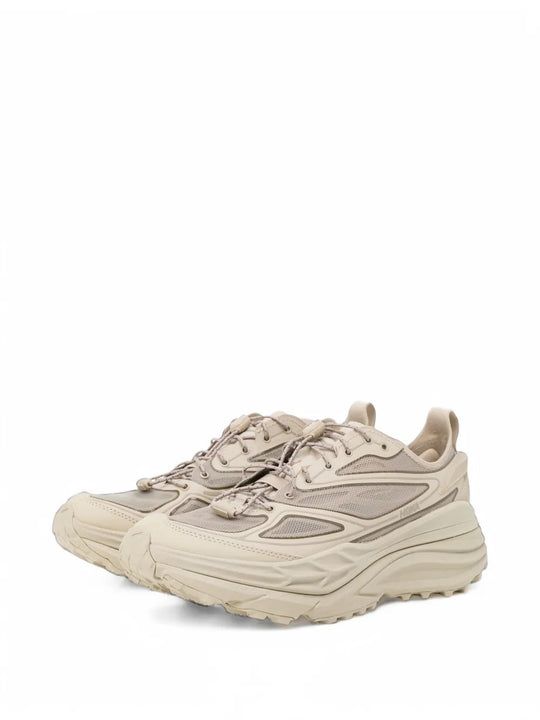 Tan shoes, front view