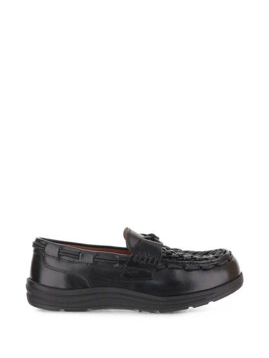 Black shoes, side view