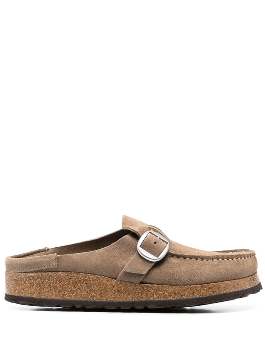 Tan sandals,side view