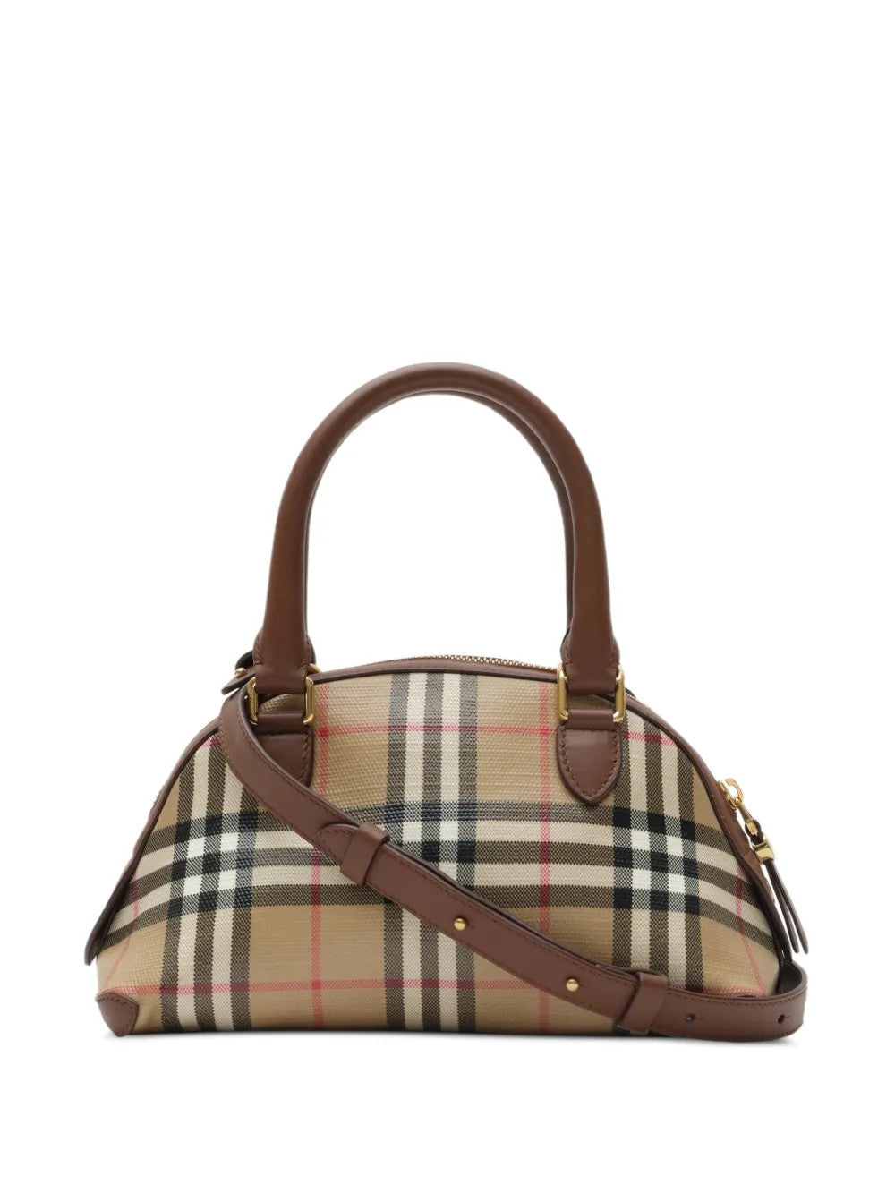 Tan bag, front view