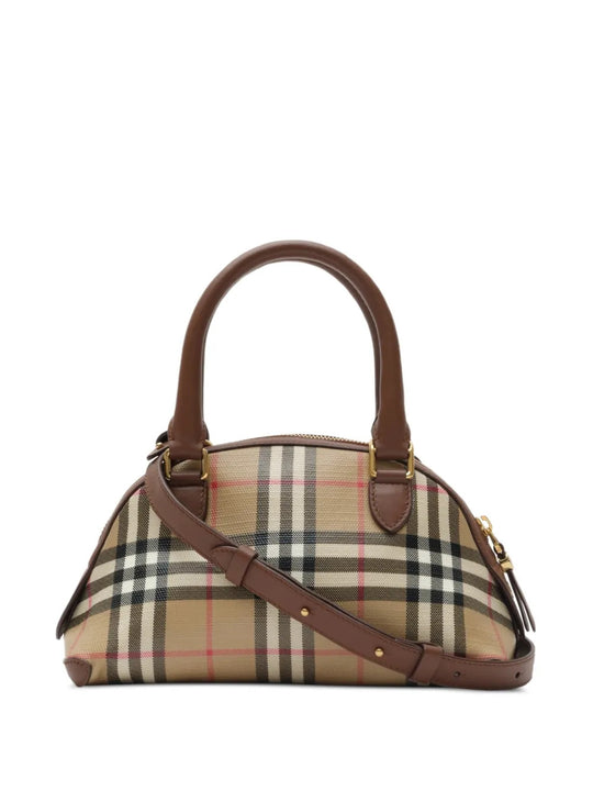 Tan bag, front view
