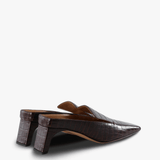 Brown shoes, side view