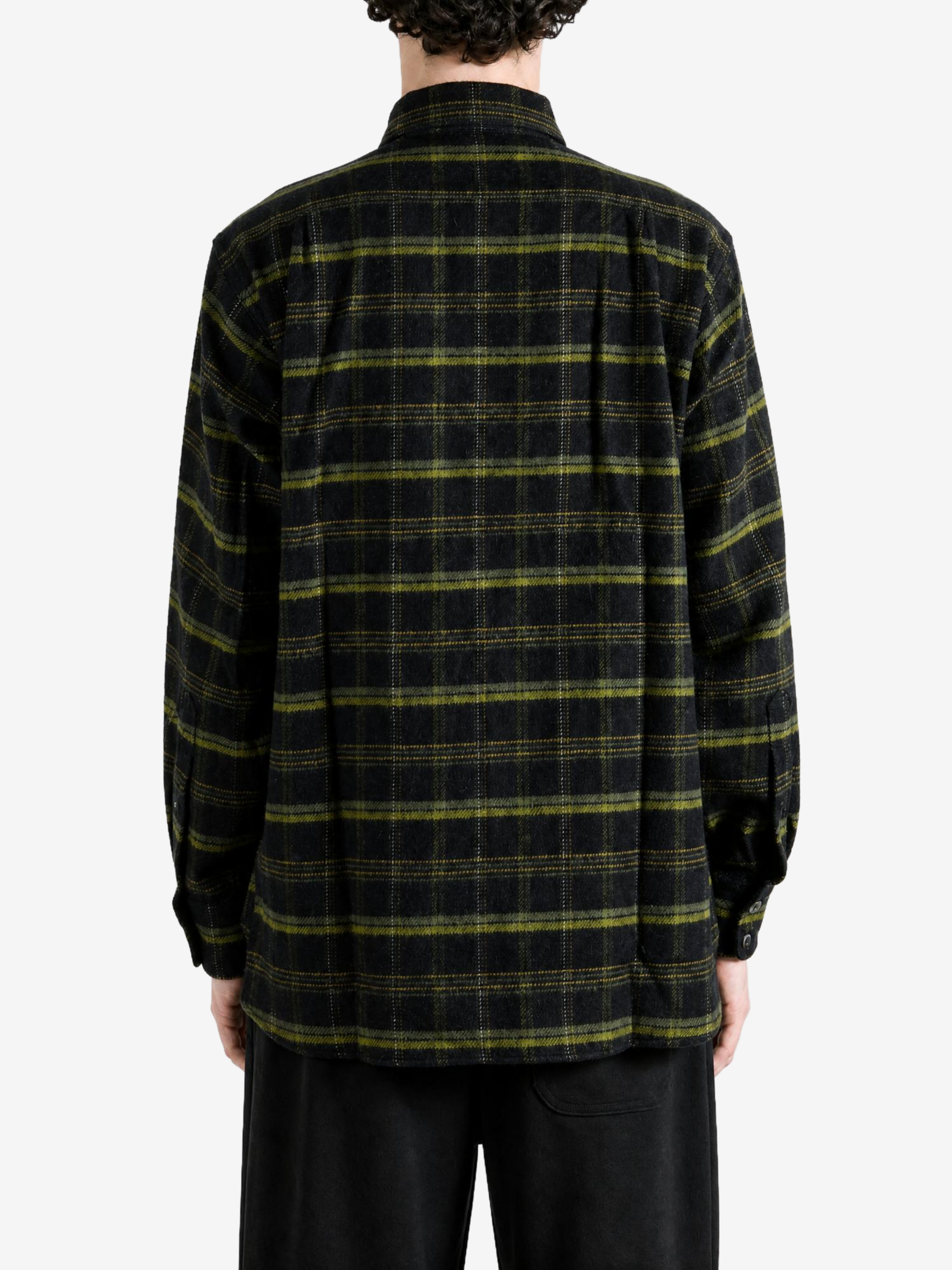 Green shirt, front view