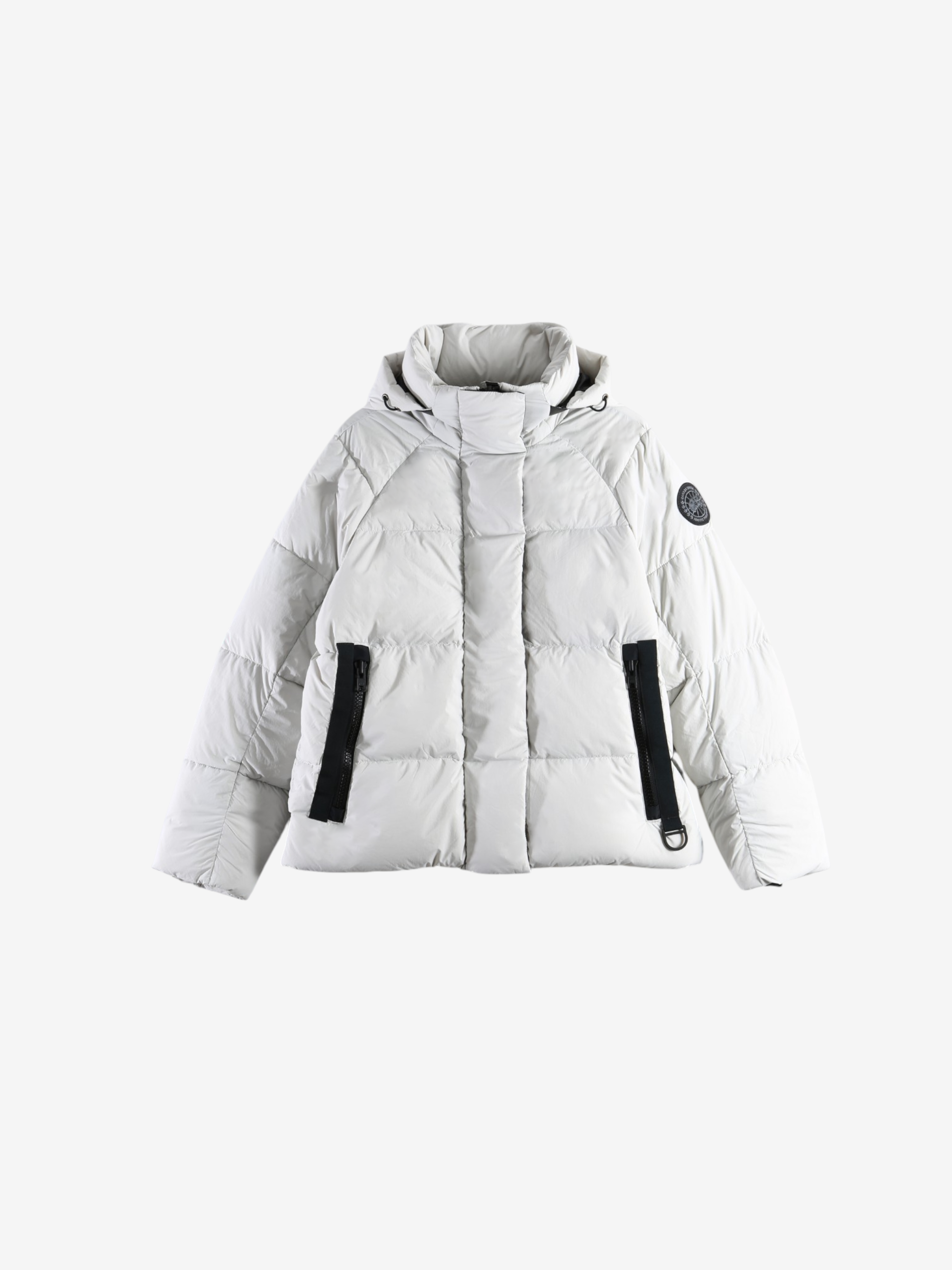 Tan jacket, front view