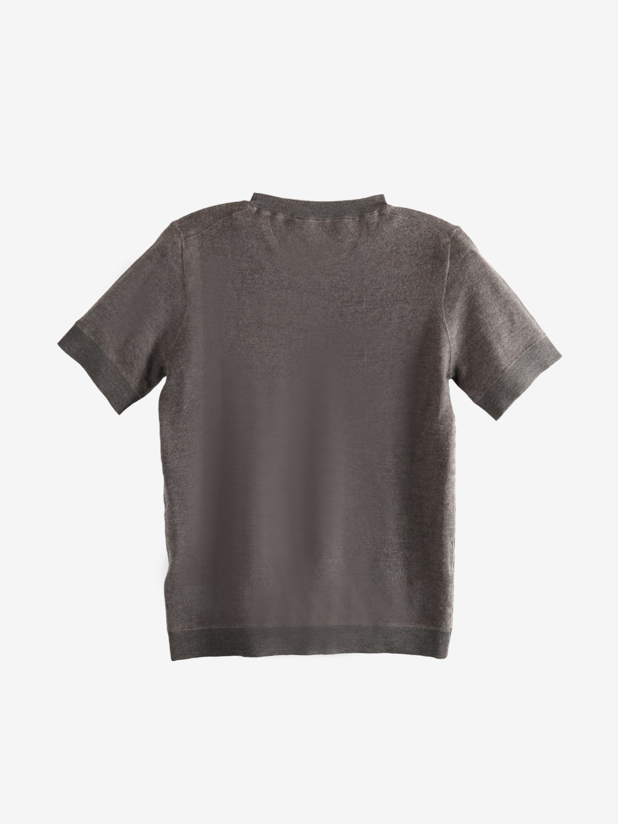Grey t-shirts, back view showing material
