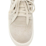 White sneaker, top view