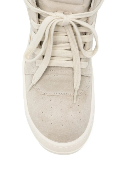 White sneaker, top view