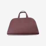 Burgundy bag, front view
