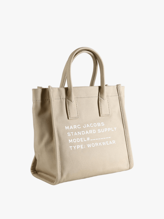 Tan bag, front view