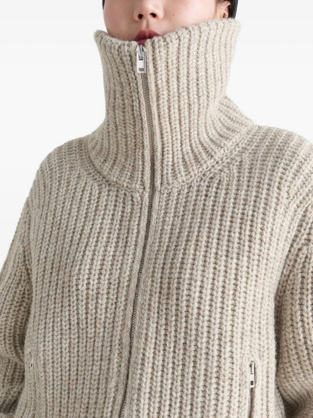 Tan hoodie, front view