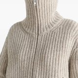 Tan hoodie, front view