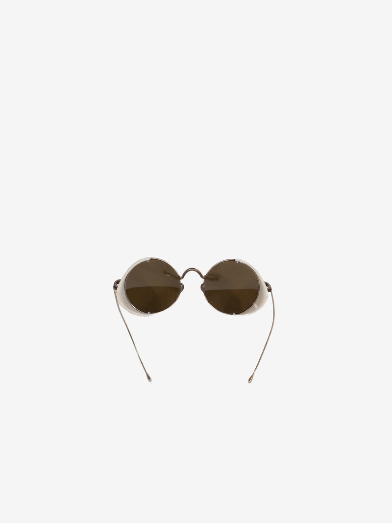 RIGARDS X UMA WANG Stainless Steel Sunglasses Vintage Gold/Bronze Lens/Matte