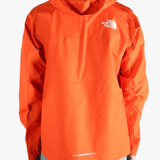 Red jacket worn by a person, showing the jacket fit