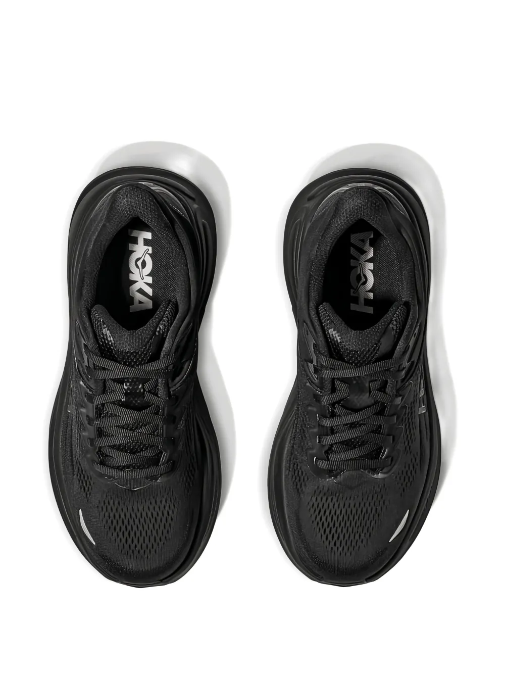 Black sneaker, top view