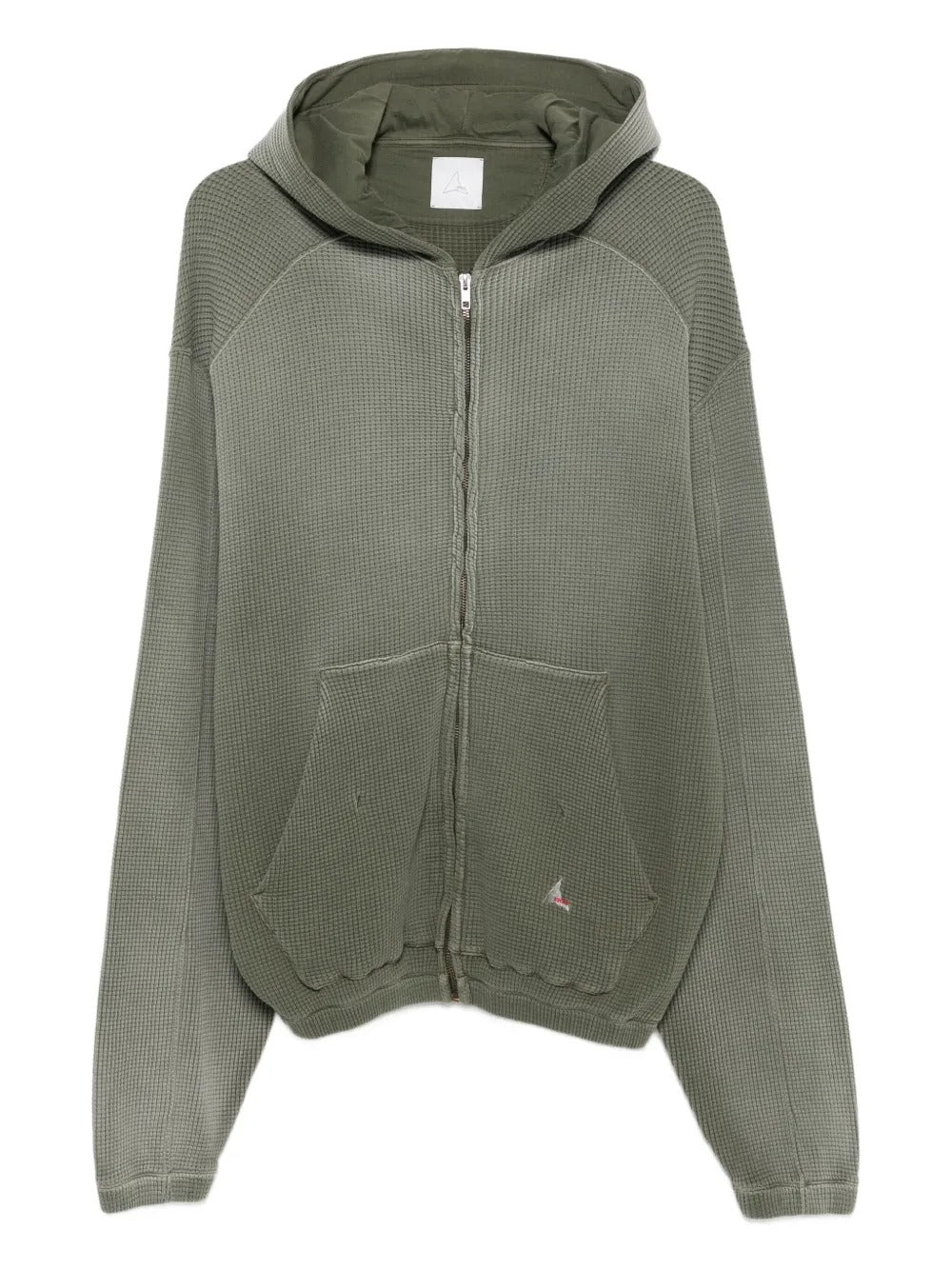 Green hoodie, front view