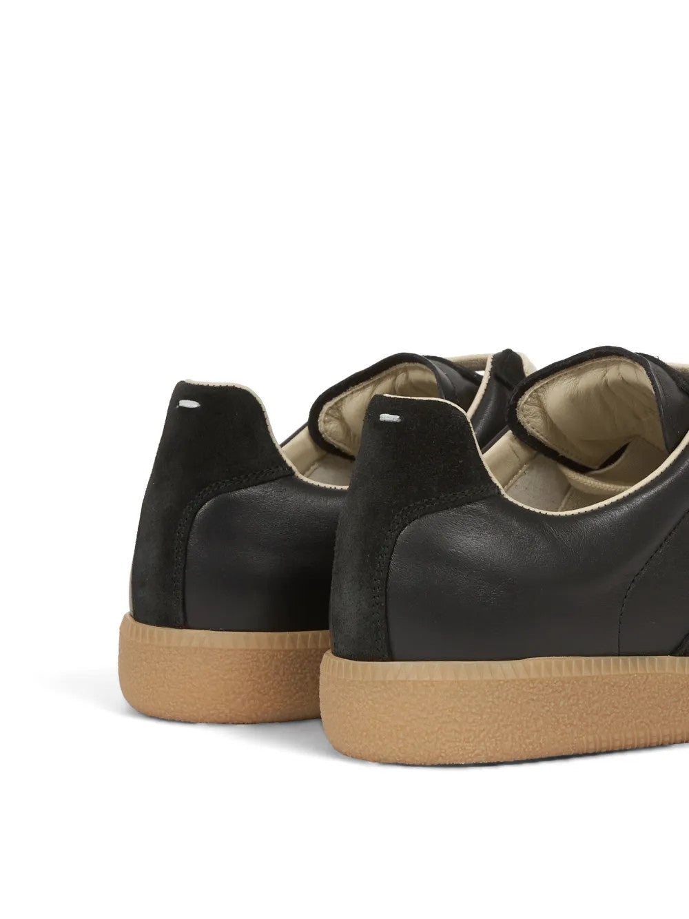 Black shoes, back view