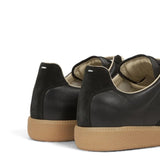 Black shoes, back view