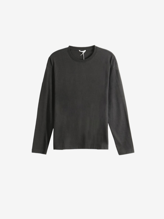 Black t-shirt, front view