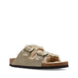 Grey sandal, side view