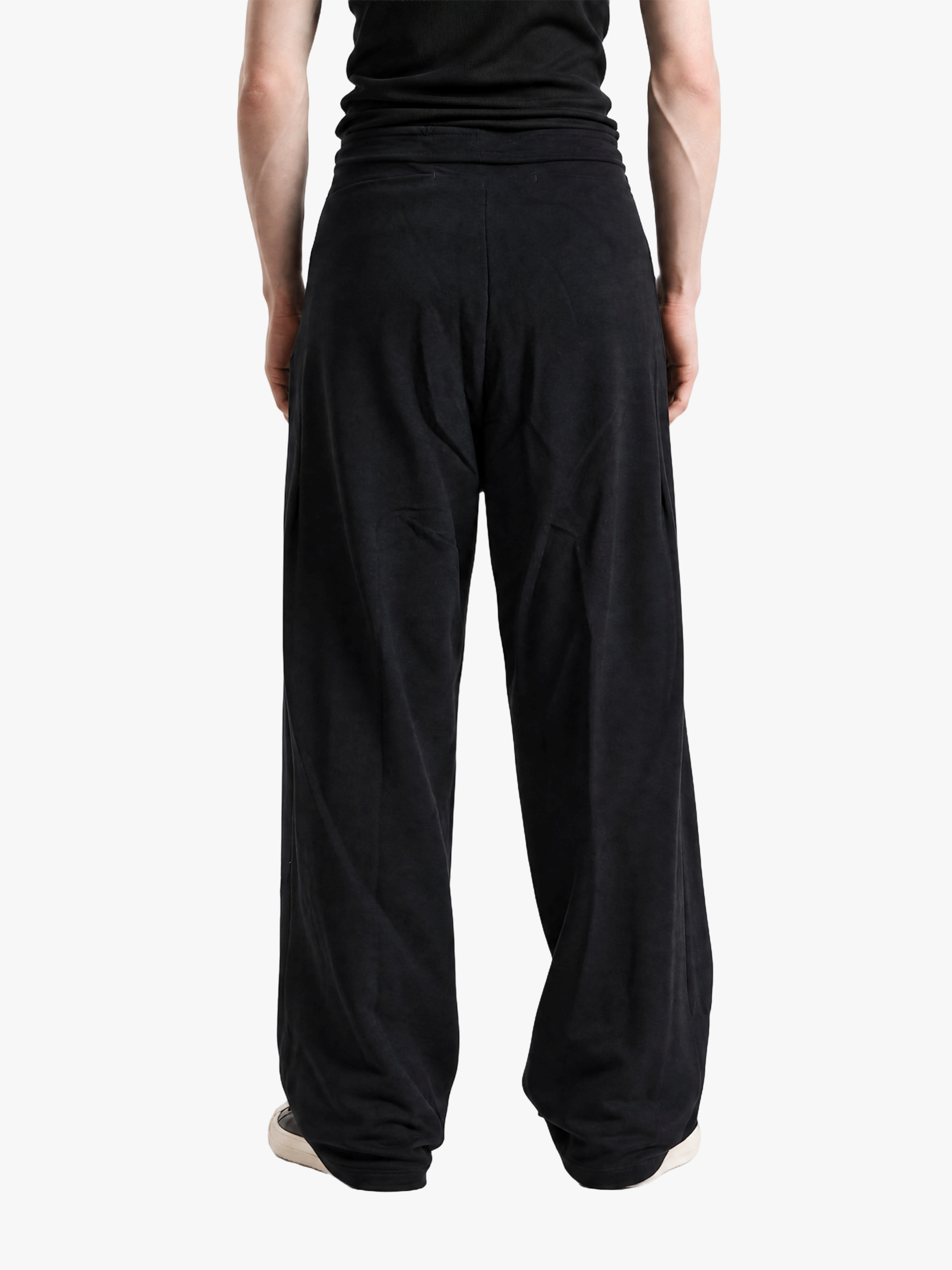 Black pants, full body view