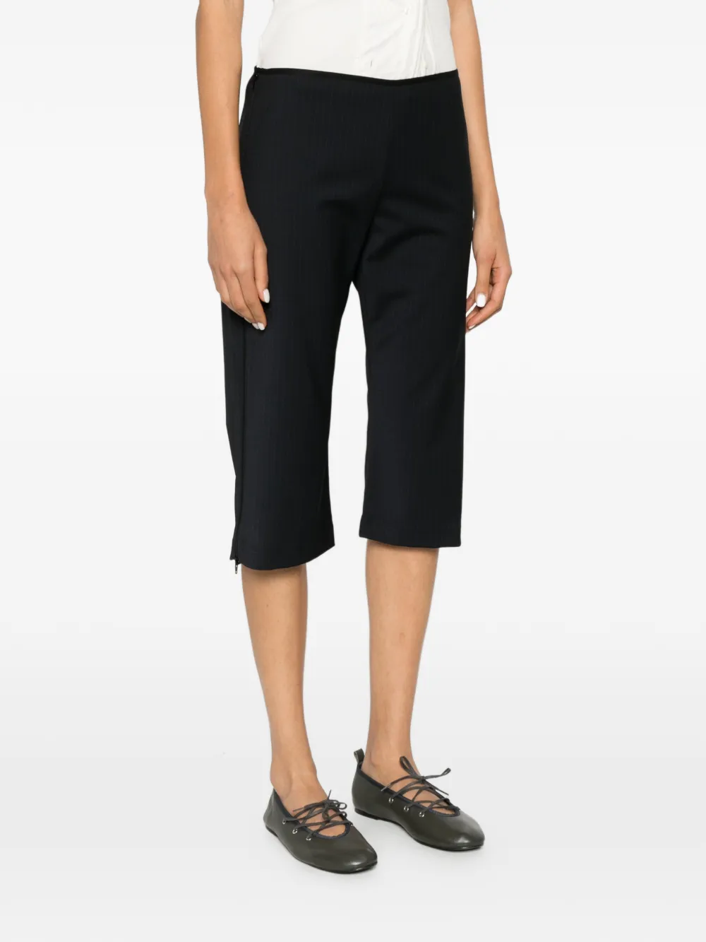 Black pants, full body view