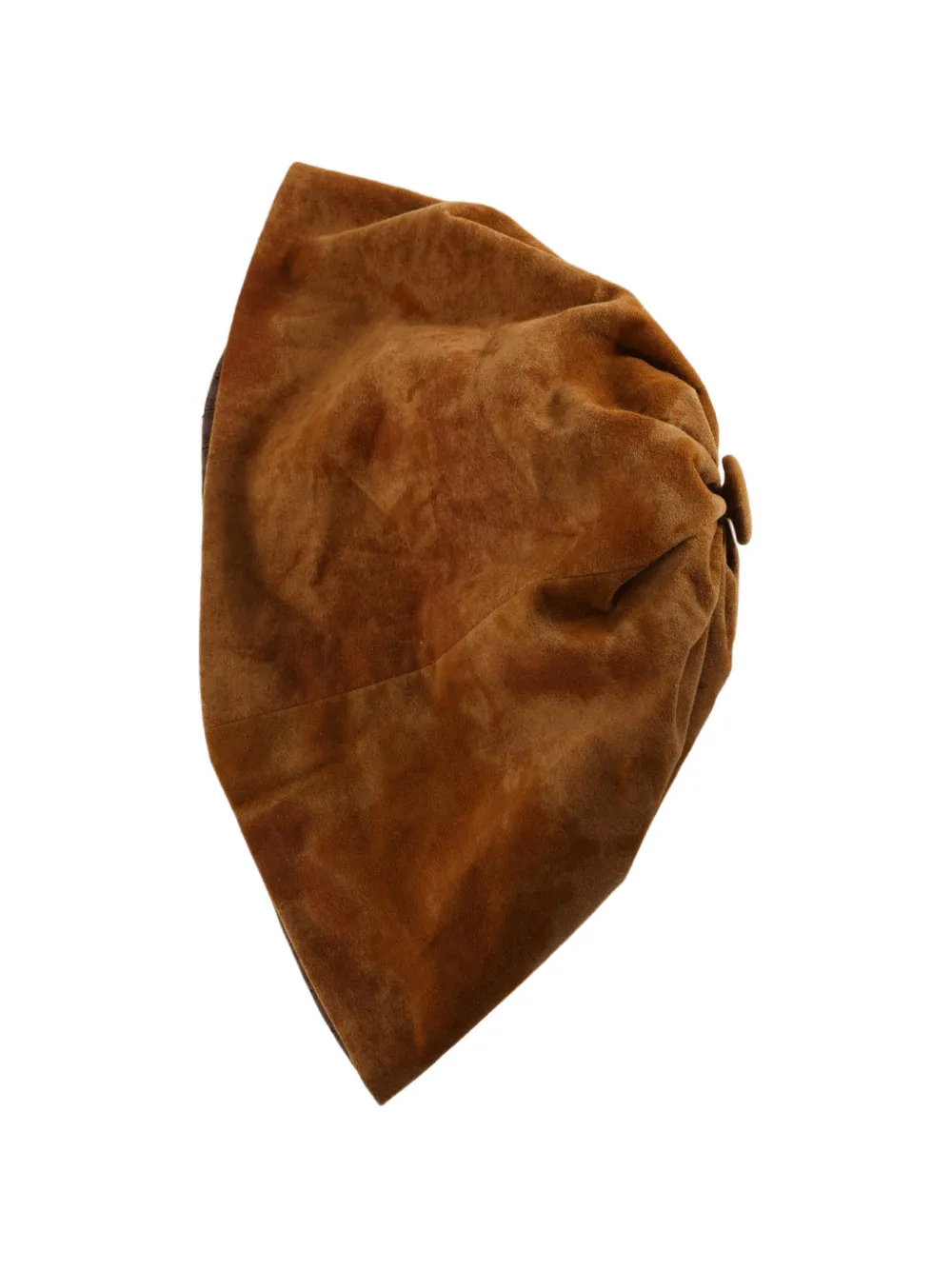 Brown hat, front view