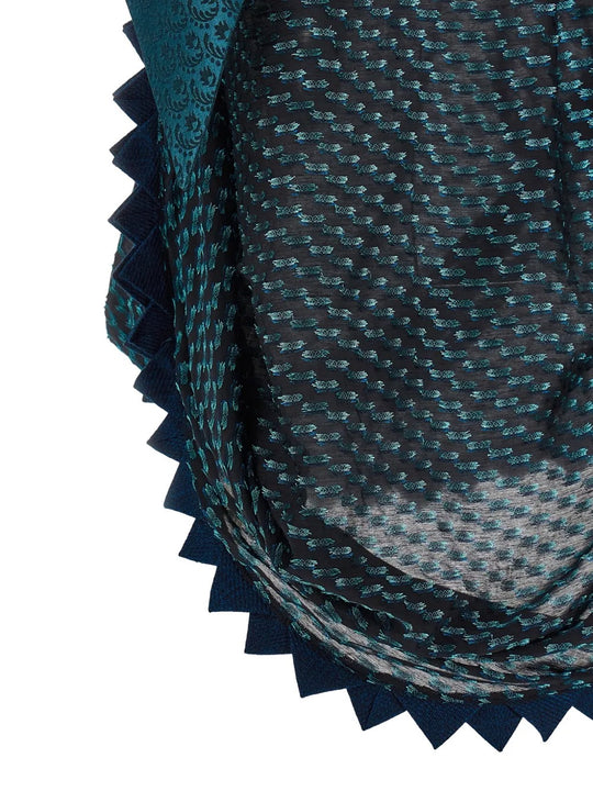 Close up of the black top, showing texture of the modal fabric